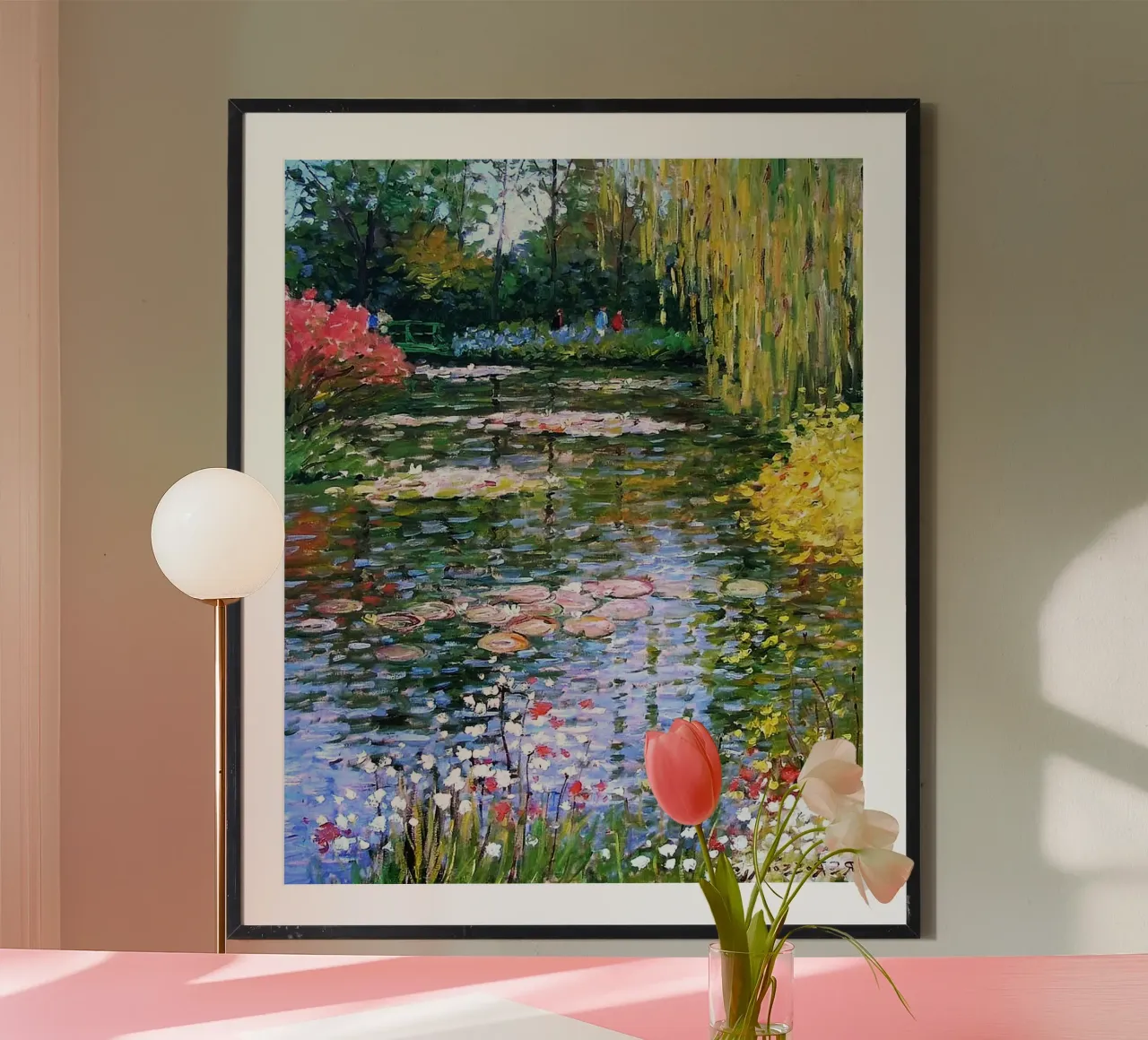 color gradient lake poster da chaodays