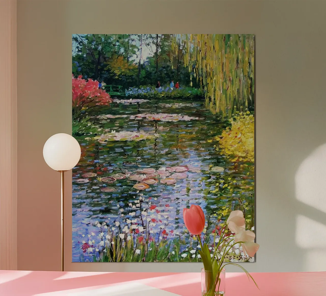 color gradient lake poster da chaodays