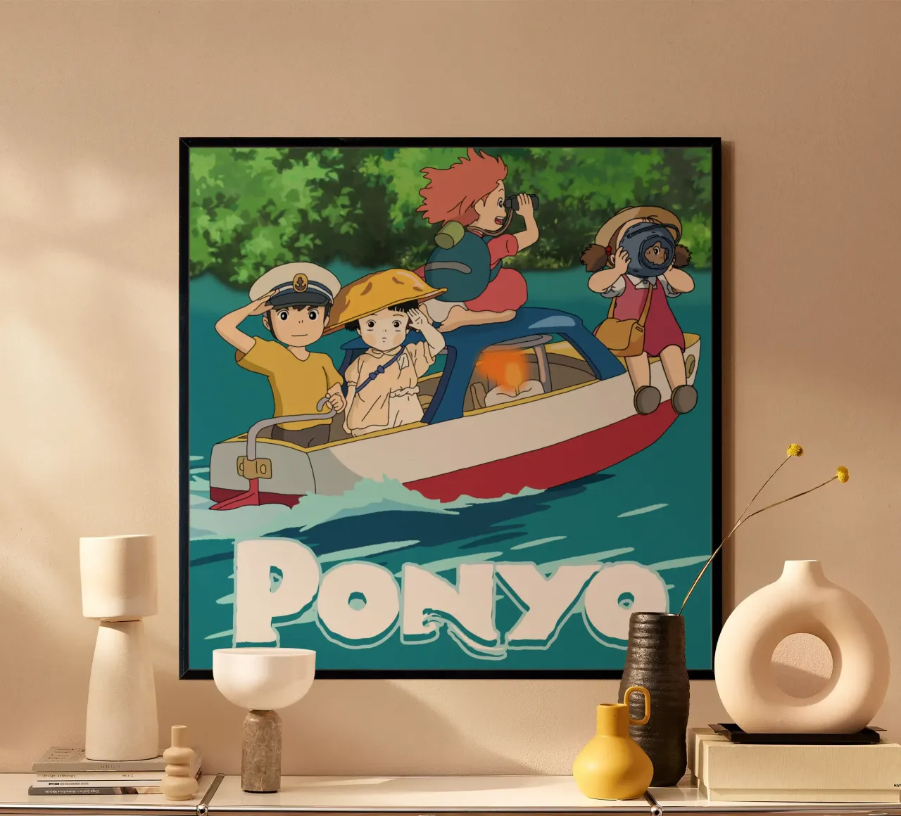 Maglietta classica Ponyo And Friends poster da sophielouise.designs