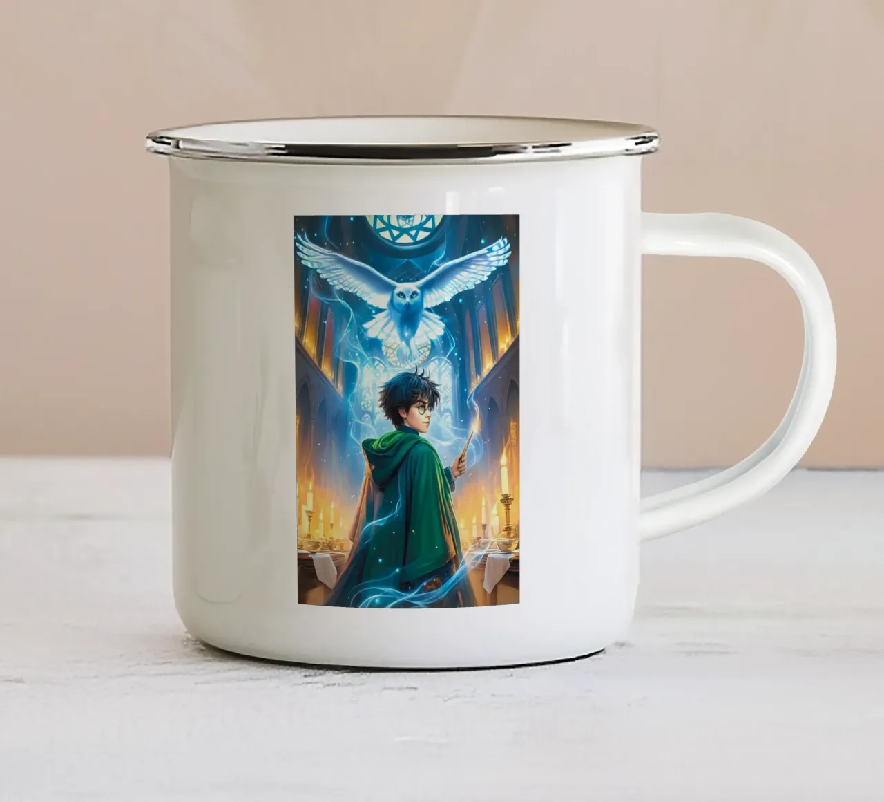 Harry Potter tazza in smalto da Voxel Visionaries