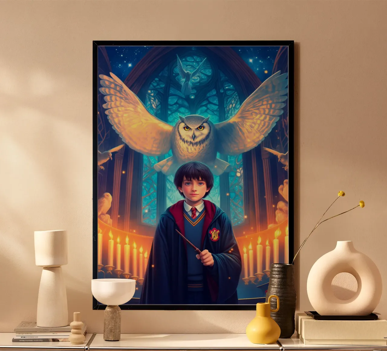Harry Potter poster da Voxel Visionaries
