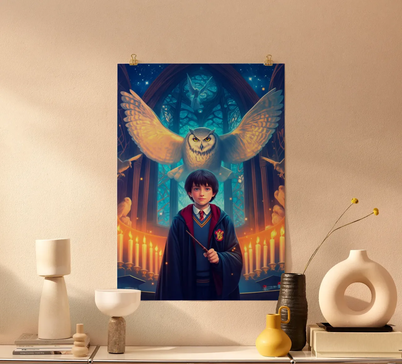 Harry Potter poster da Voxel Visionaries