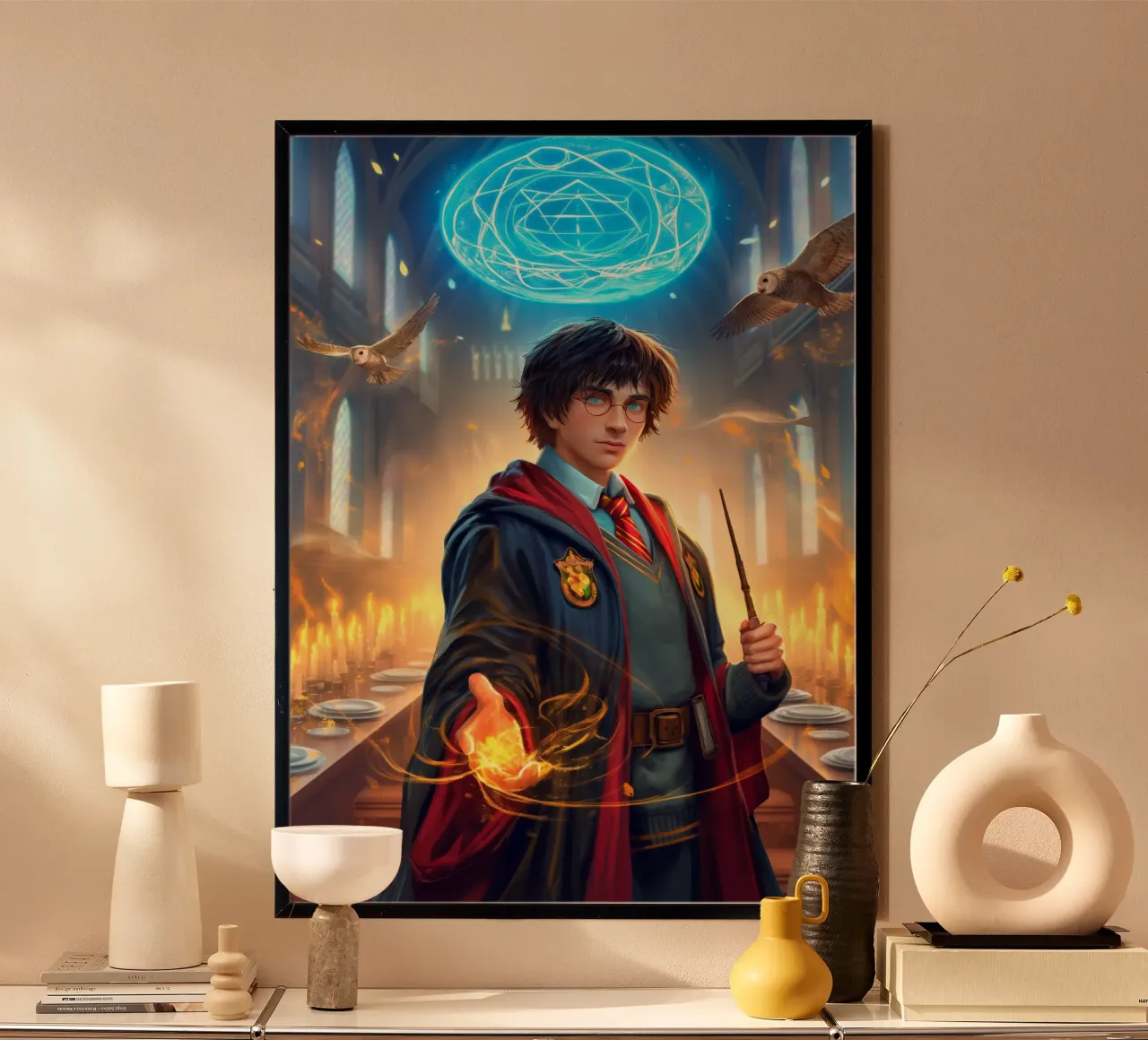 Harry Potter poster da Voxel Visionaries