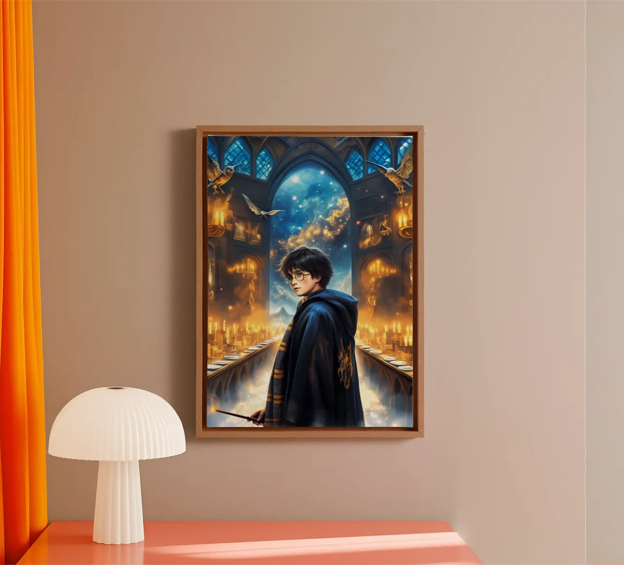 Harry Potter tela con Cornice a cassetta da Voxel Visionaries