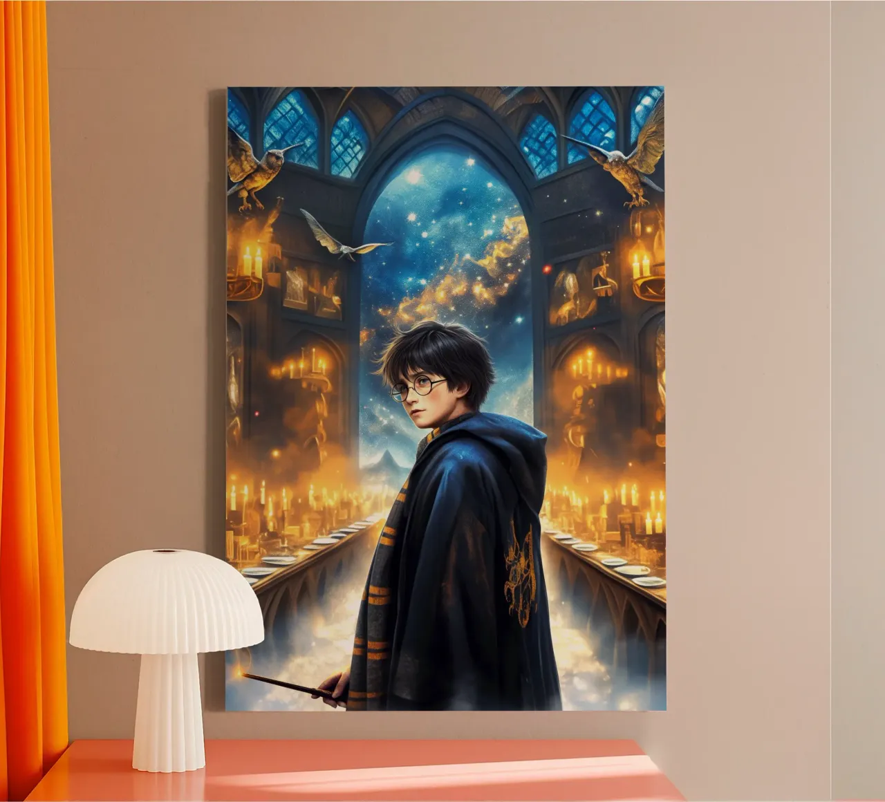 Harry Potter tela con Cornice a cassetta da Voxel Visionaries