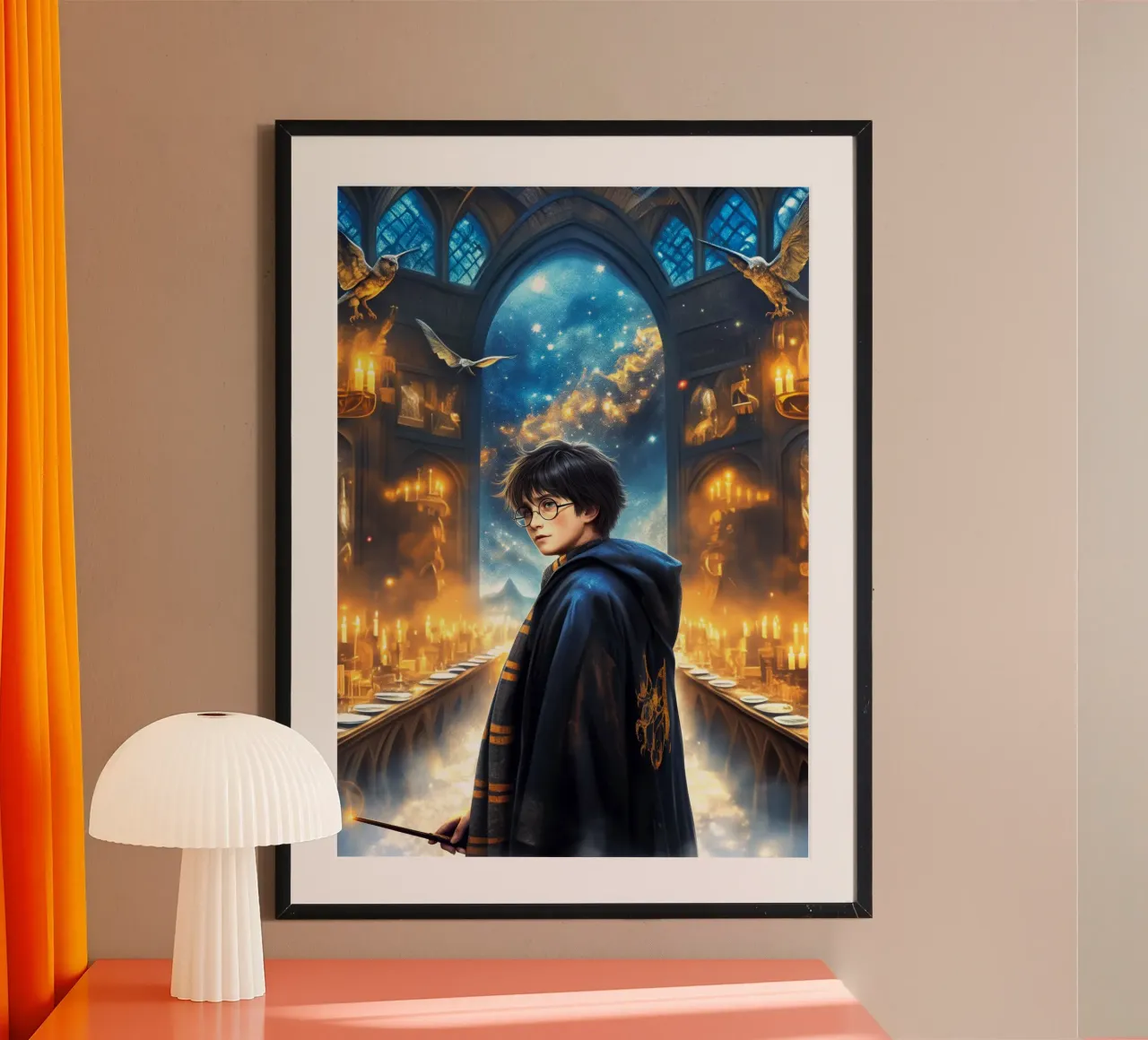 Harry Potter poster da Voxel Visionaries