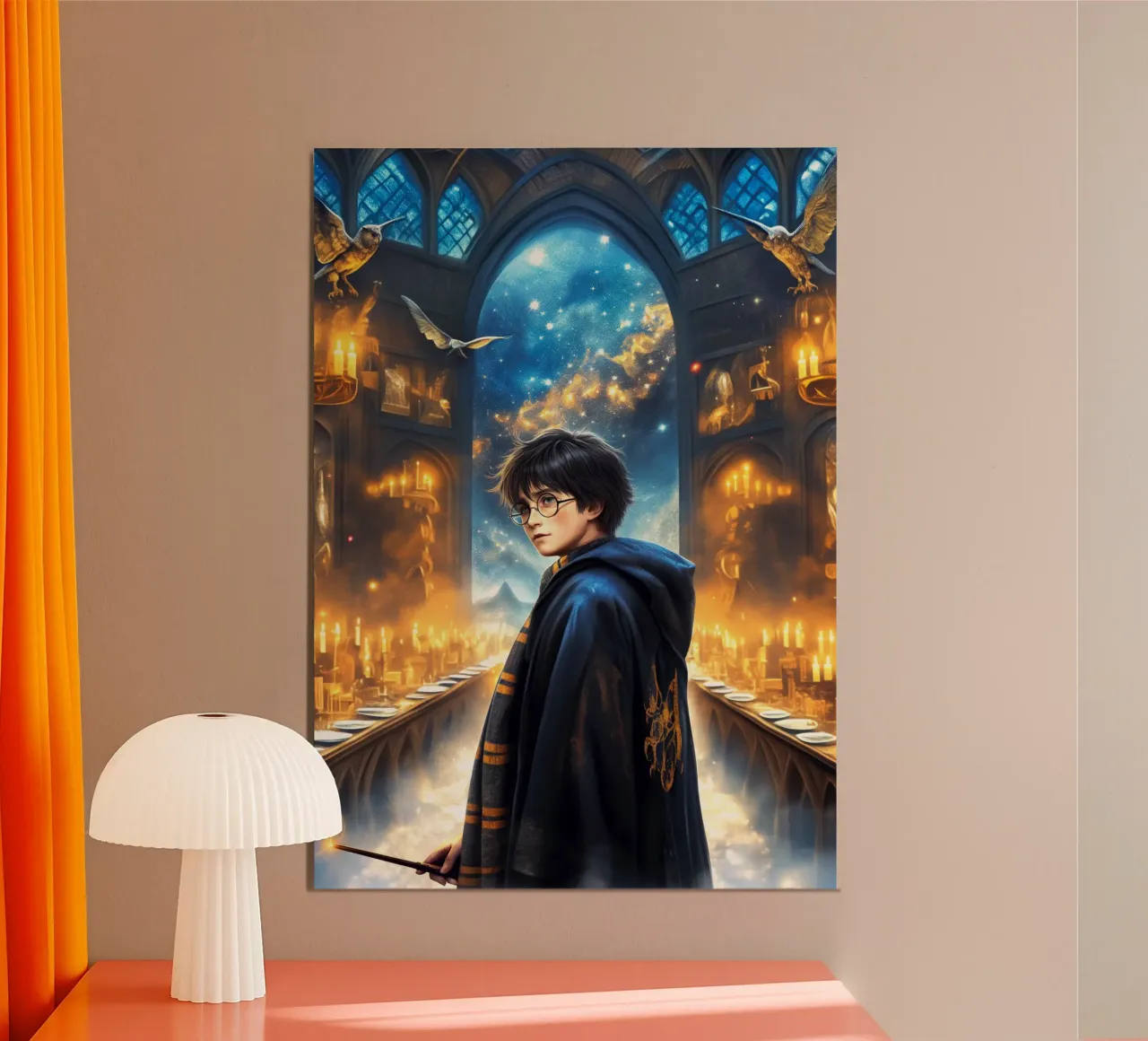 Harry Potter poster da Voxel Visionaries