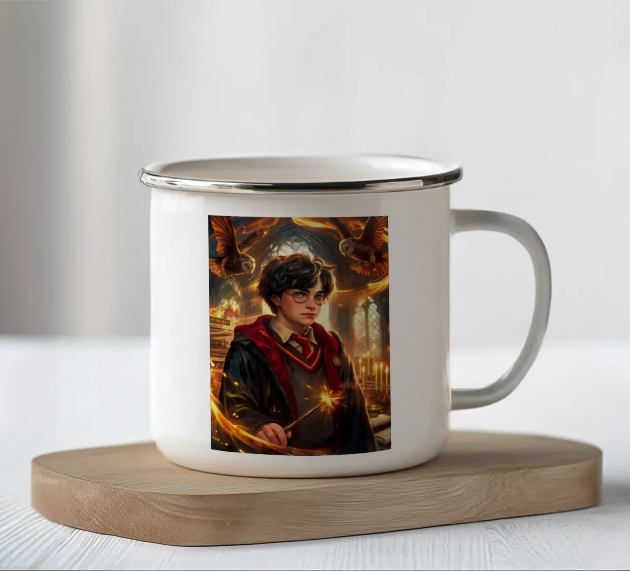 Harry Potter tazza in smalto da Voxel Visionaries