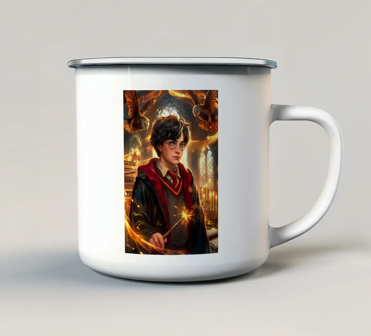 Harry Potter tazza in smalto da Voxel Visionaries