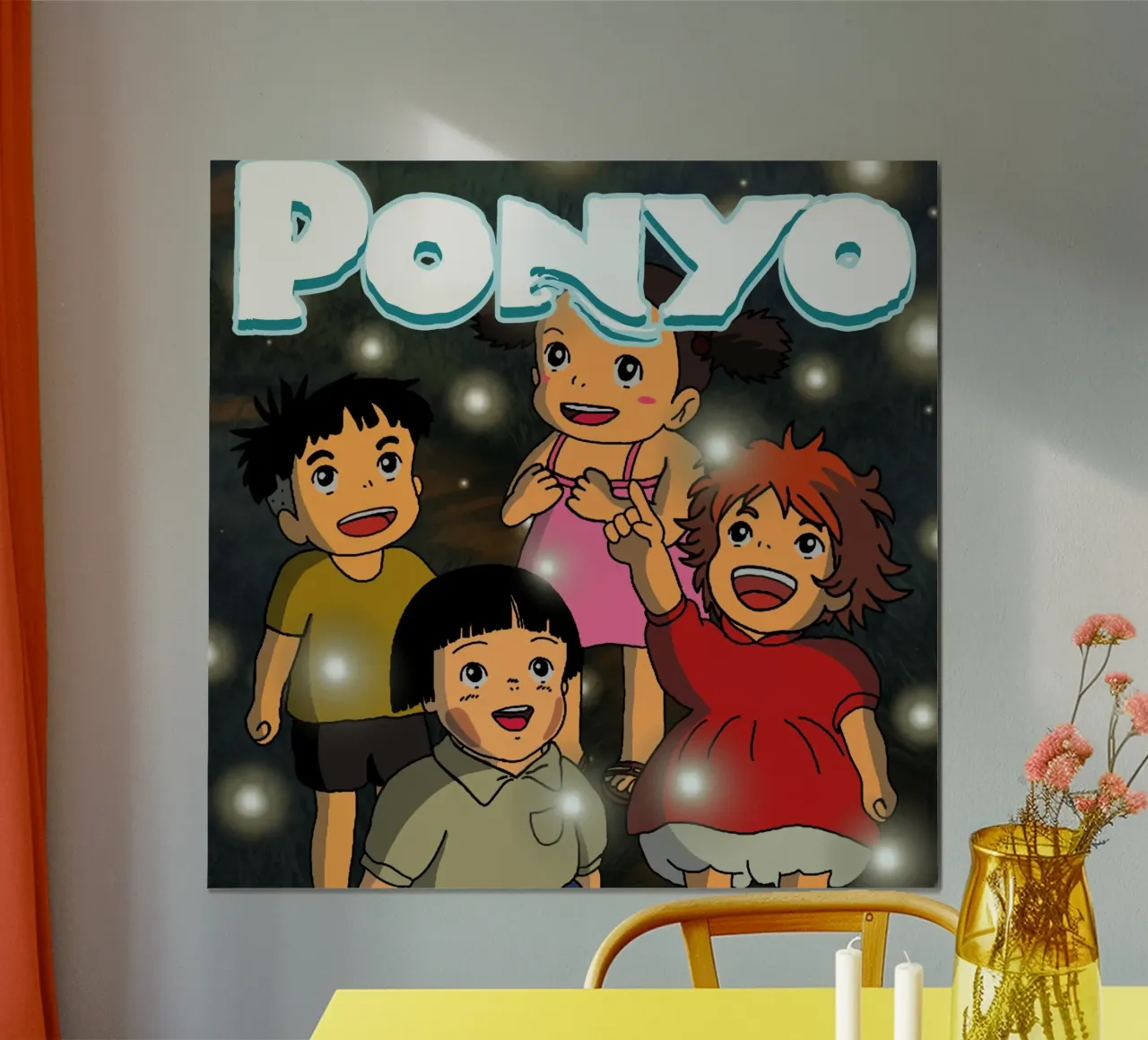 Vedere le stelle con gli amici poster con telaio in alluminio da sophielouise.designs