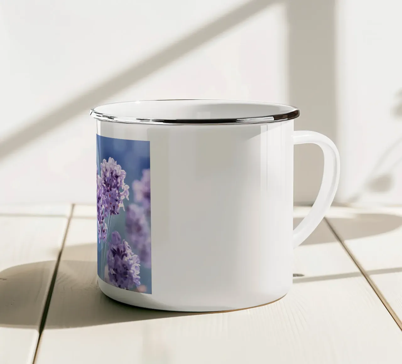 Lavanda tazza in smalto da Atteloi