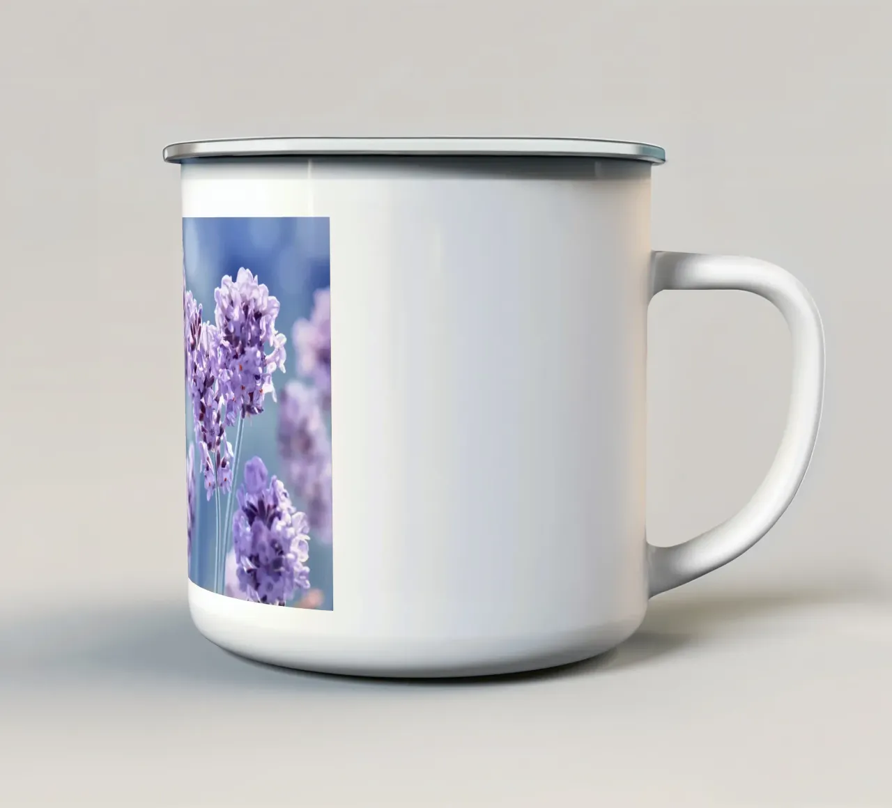 Lavanda tazza in smalto da Atteloi