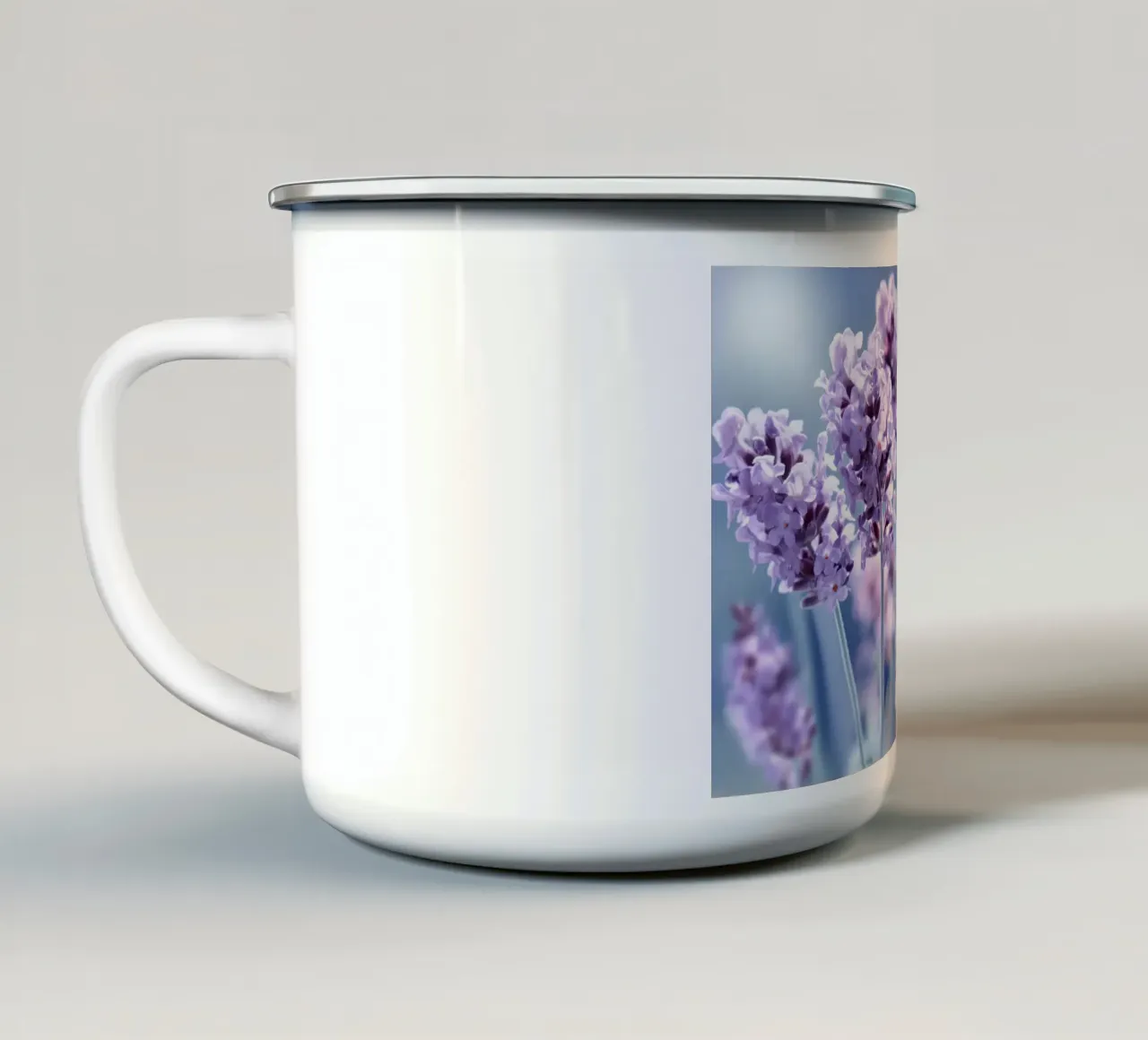 Lavanda tazza in smalto da Atteloi