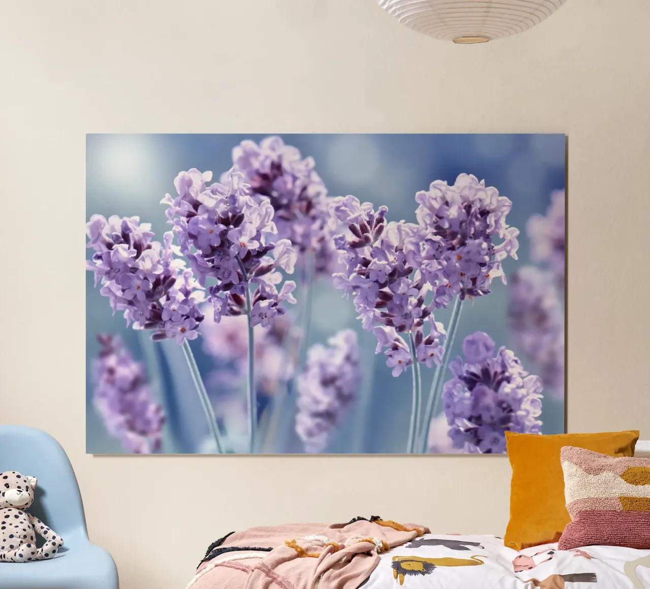 Lavanda poster con telaio in legno da Atteloi