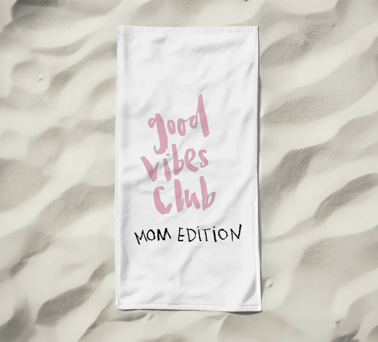 Good vibes Club - Mom Edition telo mare da Brushmeetspaper