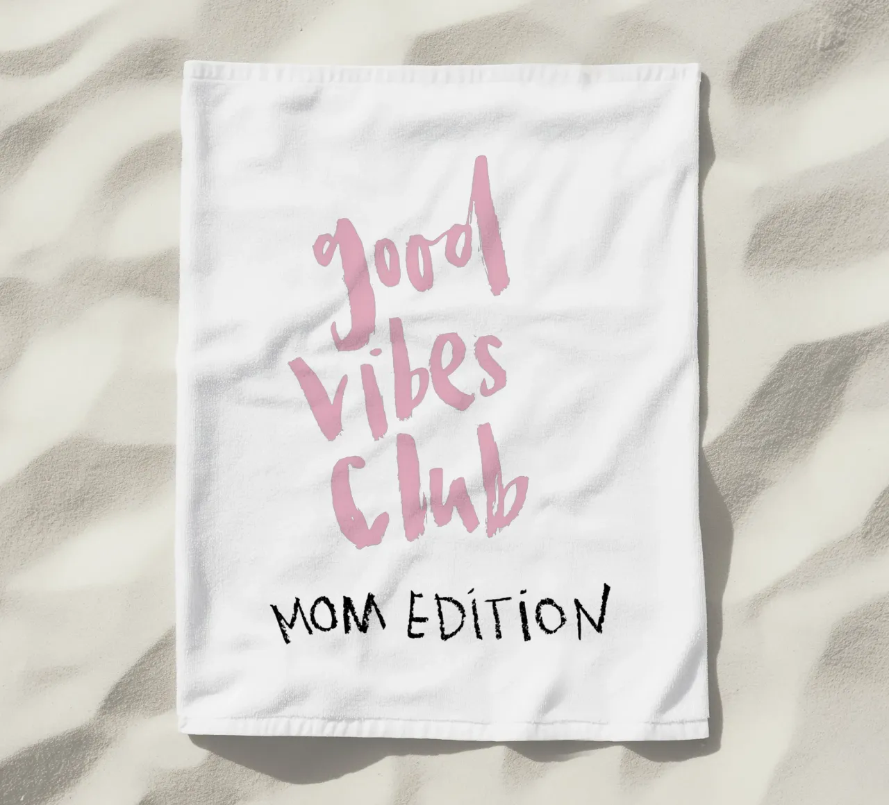 Good vibes Club - Mom Edition telo mare da Brushmeetspaper