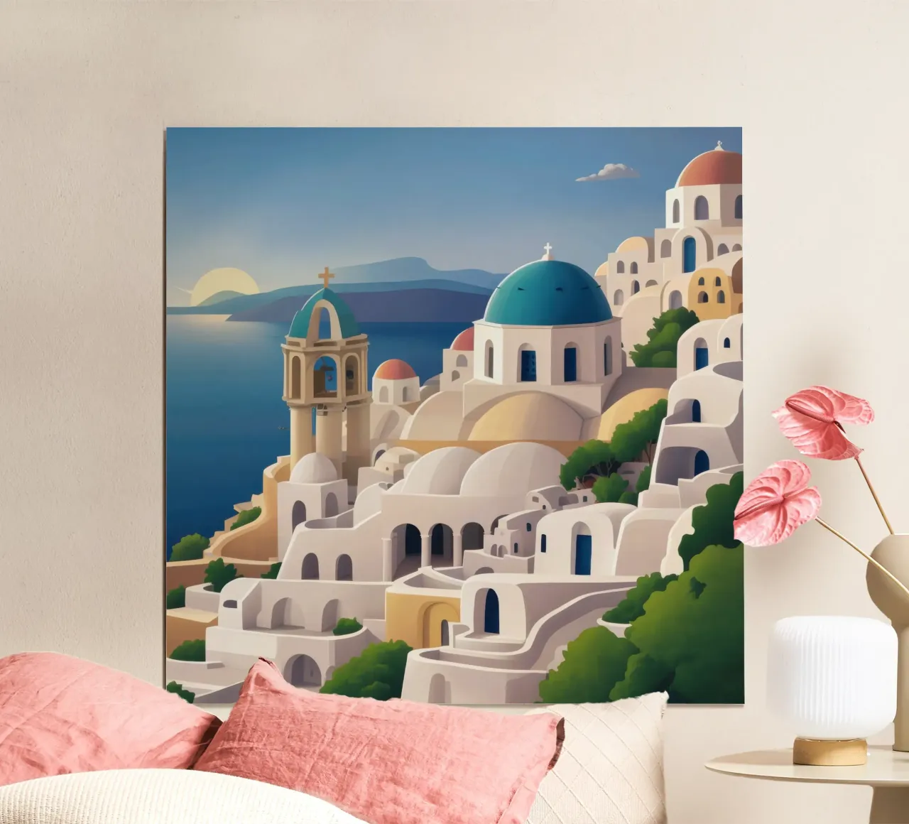 Paradies am Meer in der Ägäis Poster von Heaven Craft