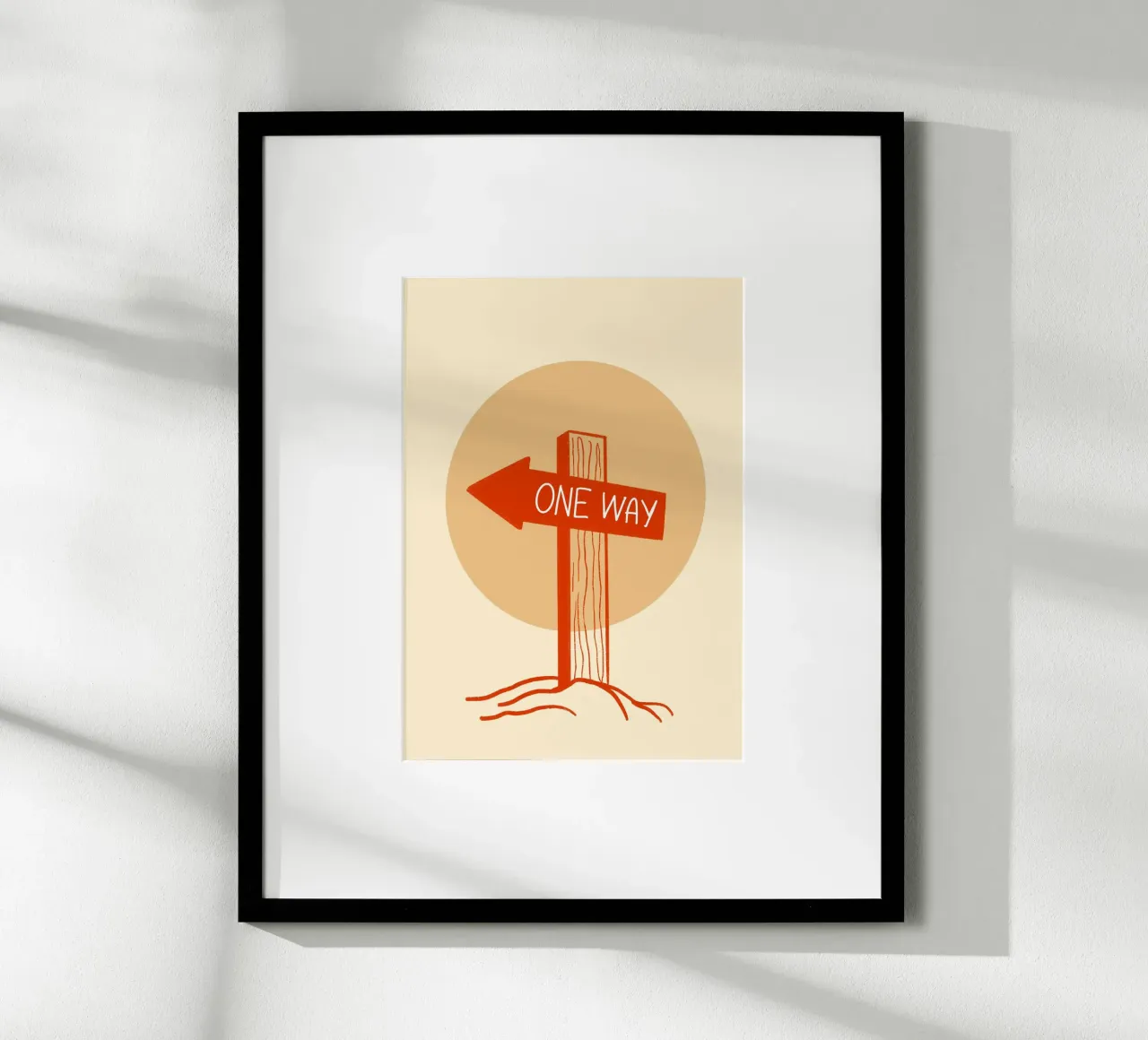 One Way Christian Art Print, Jesus Art poster by vintagepod