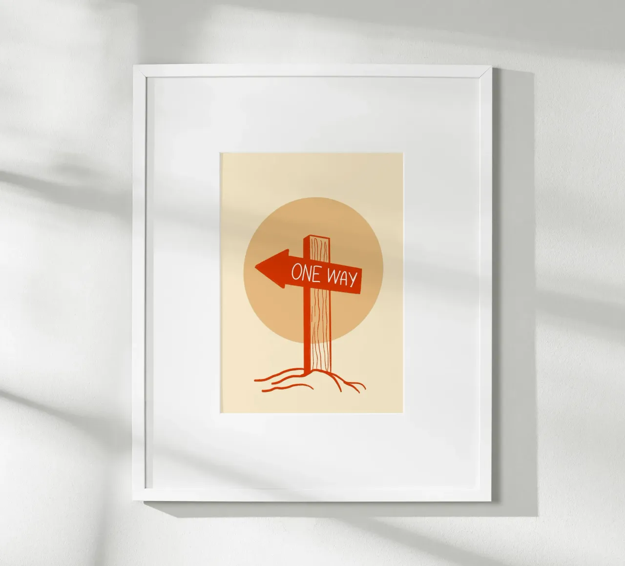 One Way Christian Art Print, Jesus Art poster by vintagepod