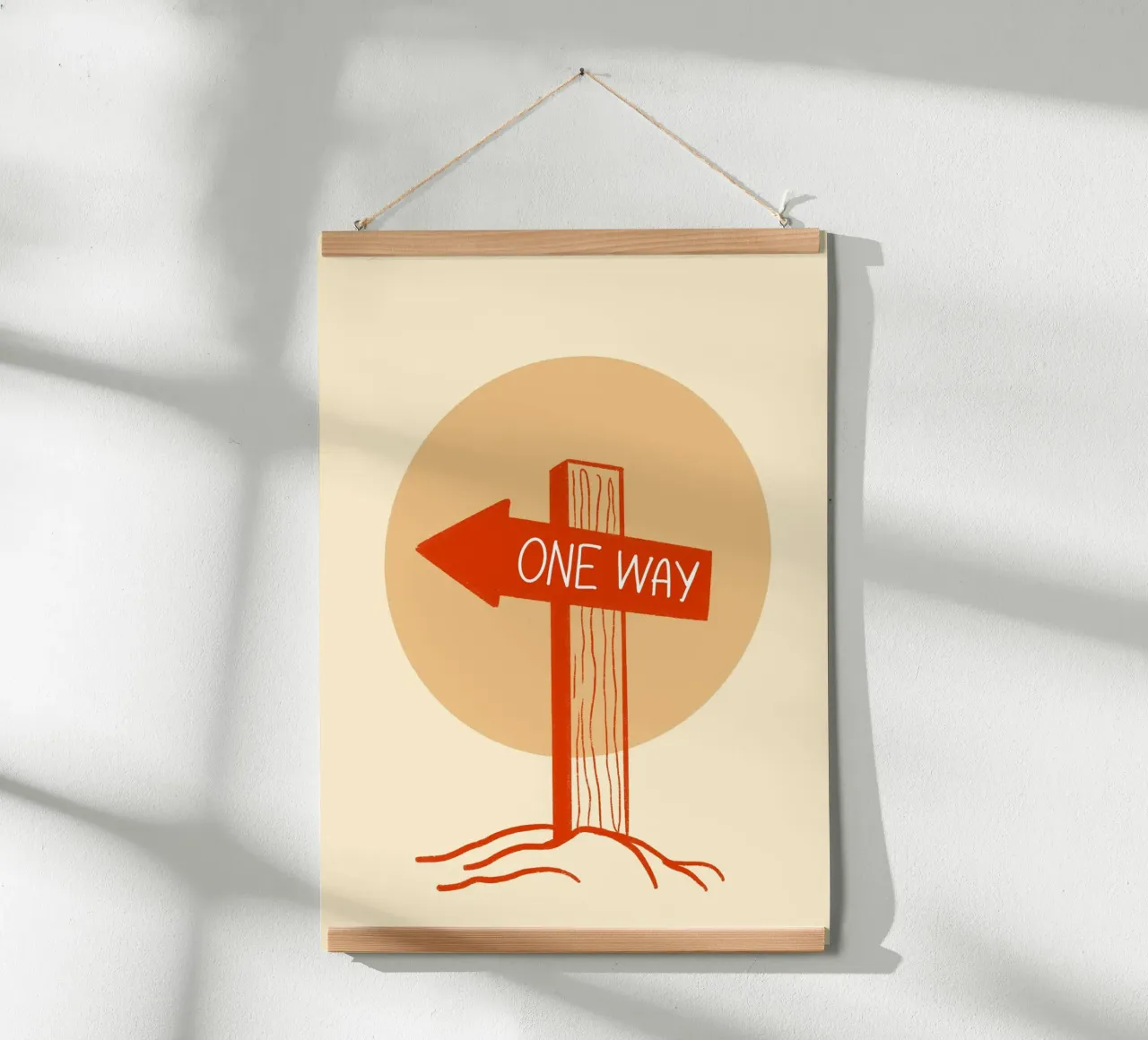 One Way Christian Art Print, Jesus Art poster by vintagepod