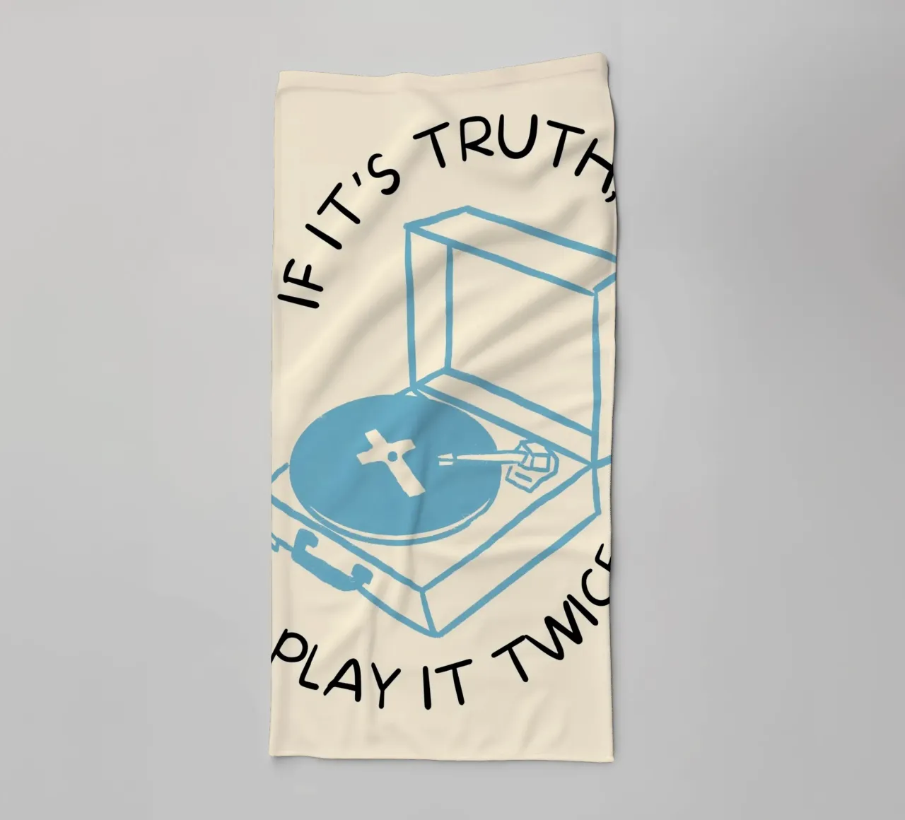 If It's Truth, Play It Twice Art Print towel by vintagepod