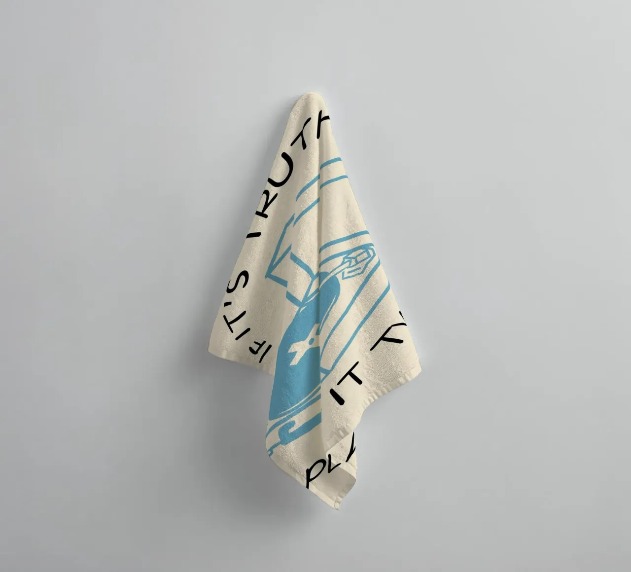 If It's Truth, Play It Twice Art Print towel by vintagepod