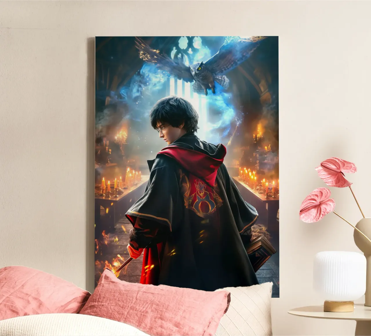 Harry Potter tela con Cornice a cassetta da Fleur de Lys