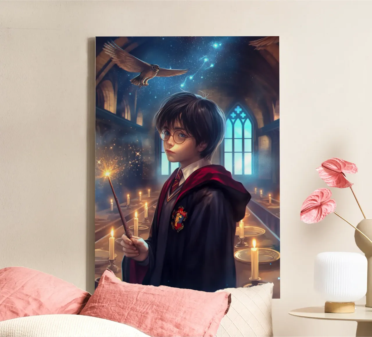 Harry Potter tela con Cornice a cassetta da Fleur de Lys
