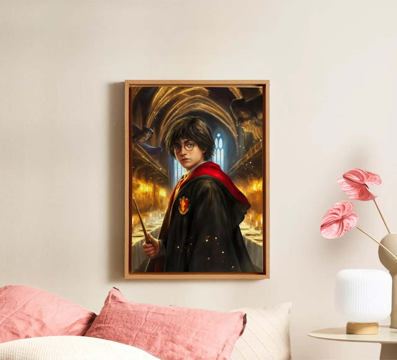 Harry Potter tela con Cornice a cassetta da Fleur de Lys