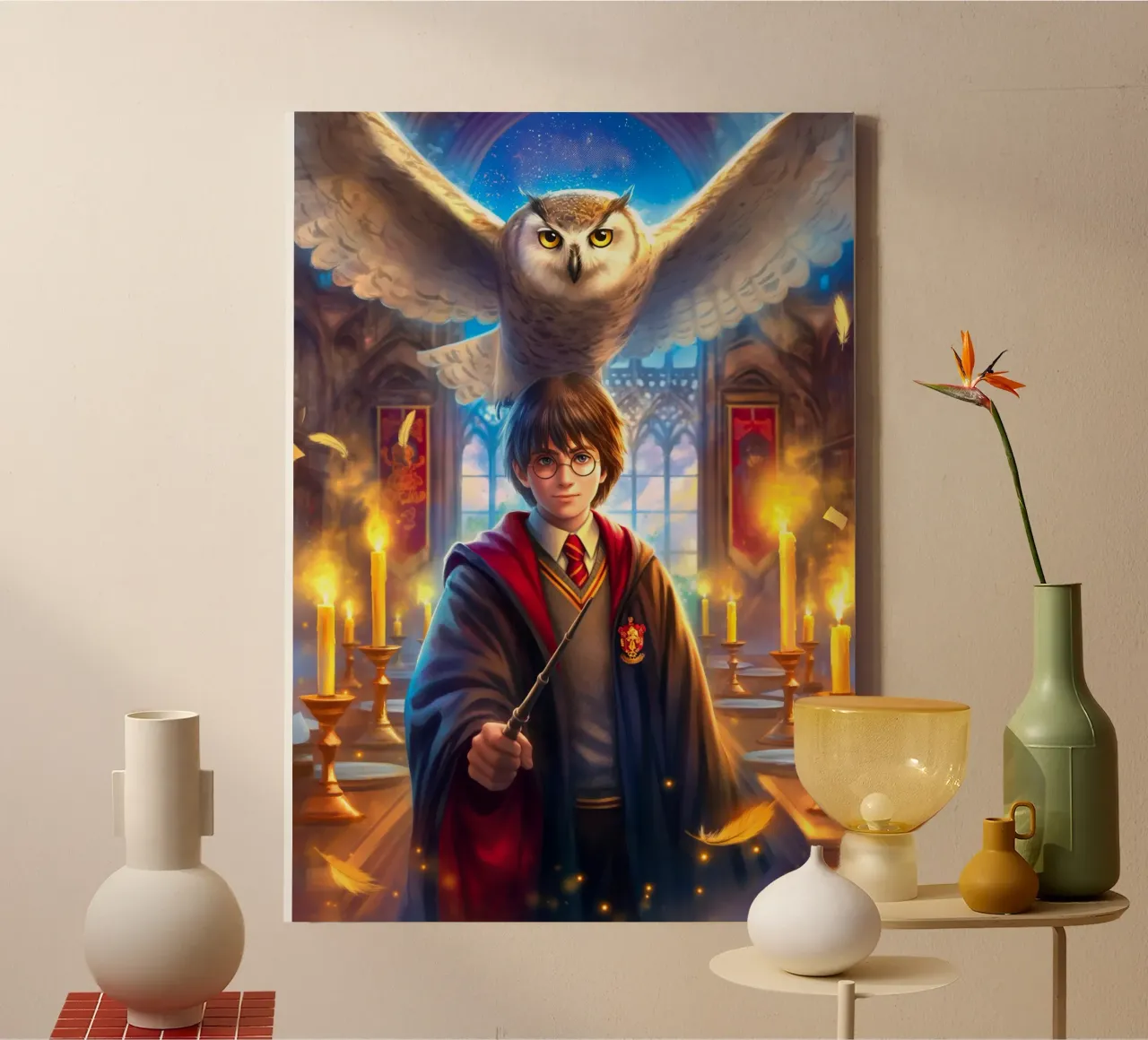 Harry Potter tela con Cornice a cassetta da Fleur de Lys
