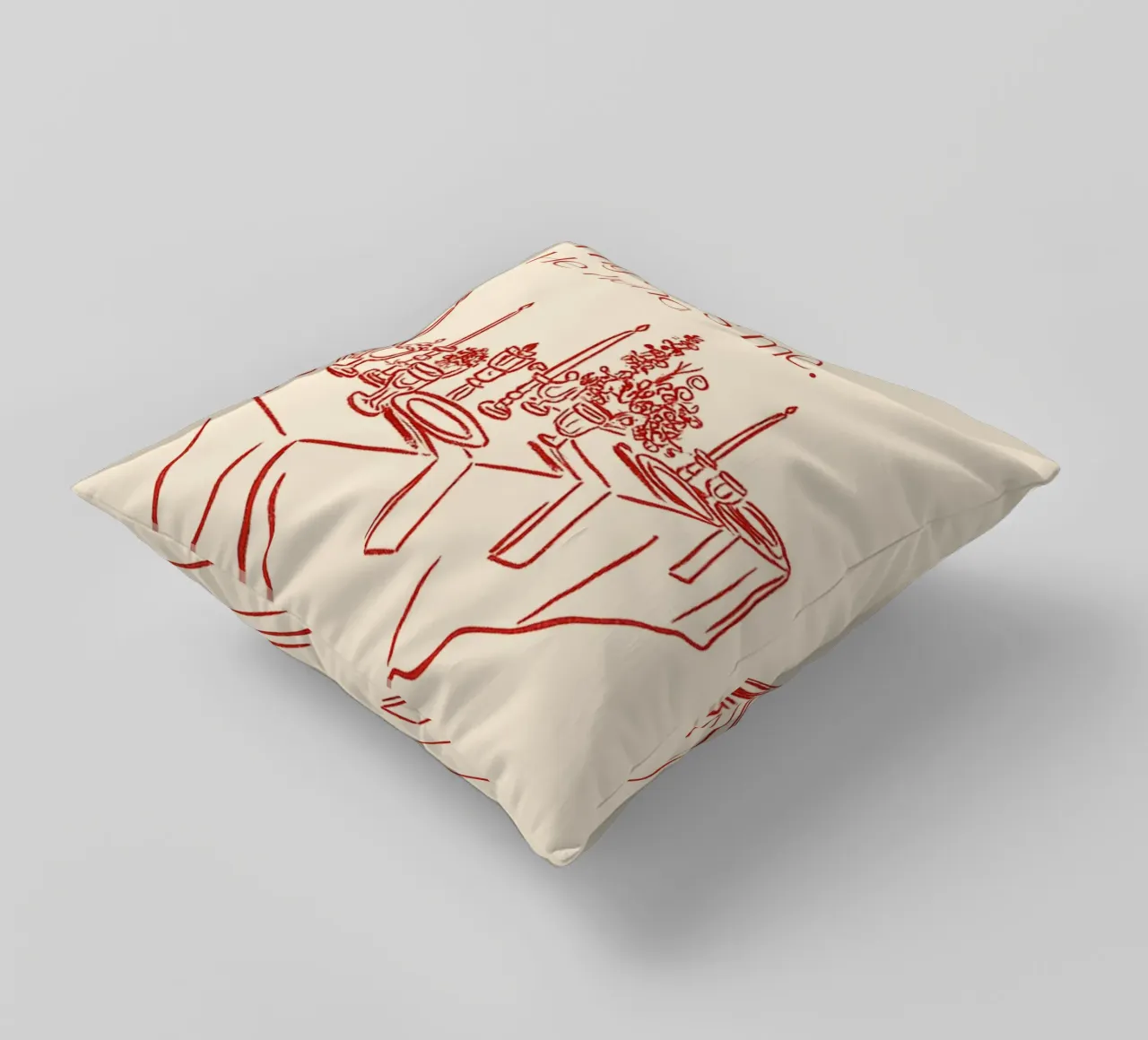 Anche di fronte ai miei nemici mi onora cuscino da vintagepod