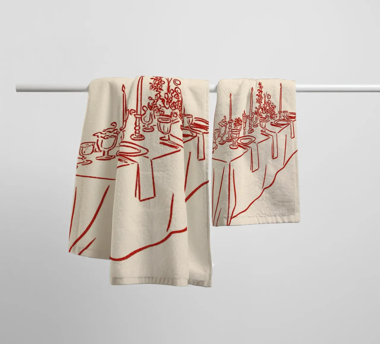 Even in Front of My Enemies He Honors Me towel by vintagepod