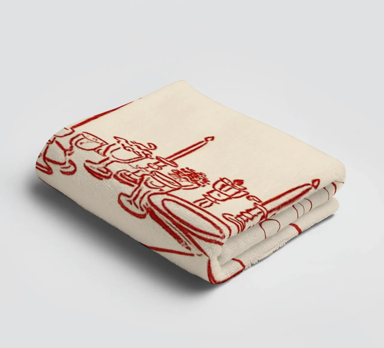 Even in Front of My Enemies He Honors Me towel by vintagepod