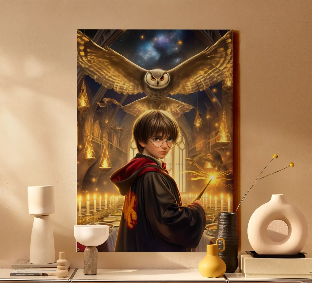 Harry Potter tela con Cornice a cassetta da Fleur de Lys