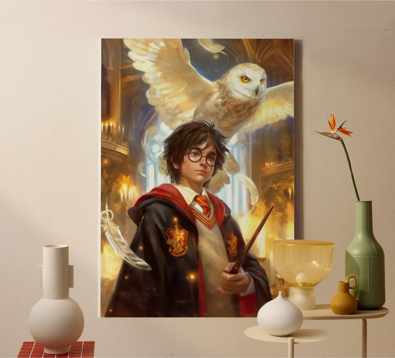 Harry Potter tela con Cornice a cassetta da Fleur de Lys