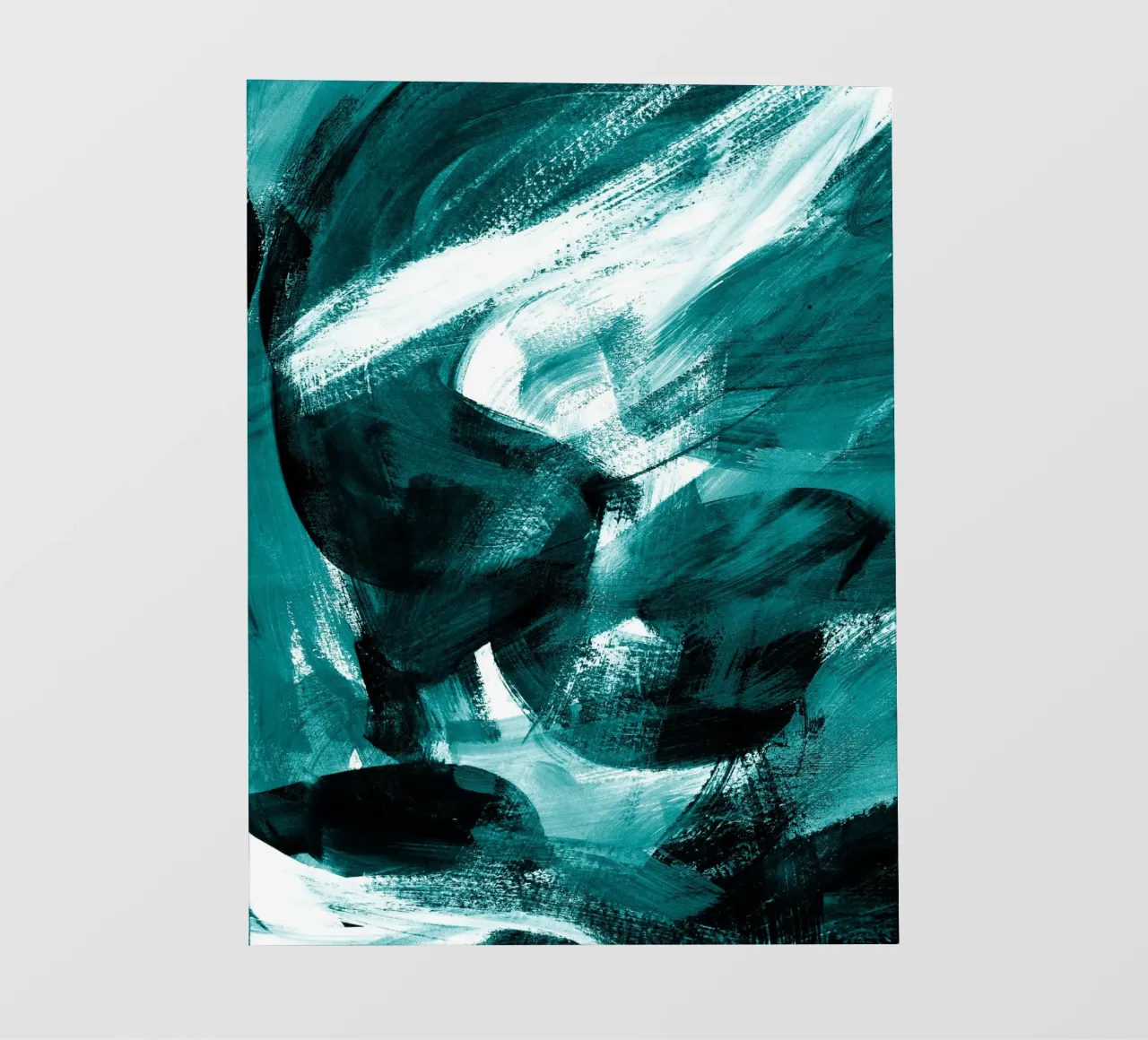 Abstract Artwork Petrol #1 pellicola backlit da kathrinmay