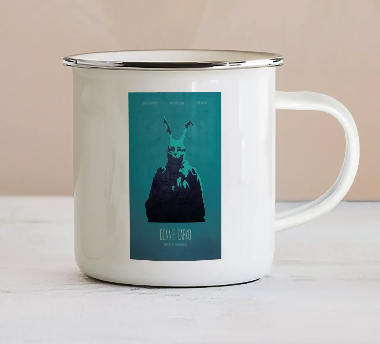 Donnie Darko tazza in smalto da Calm The Ham