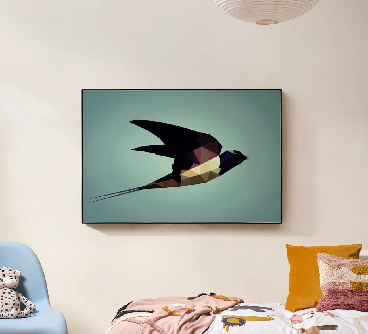 Hirundo rustica plexiglass da Matěj Kašpar Jirásek