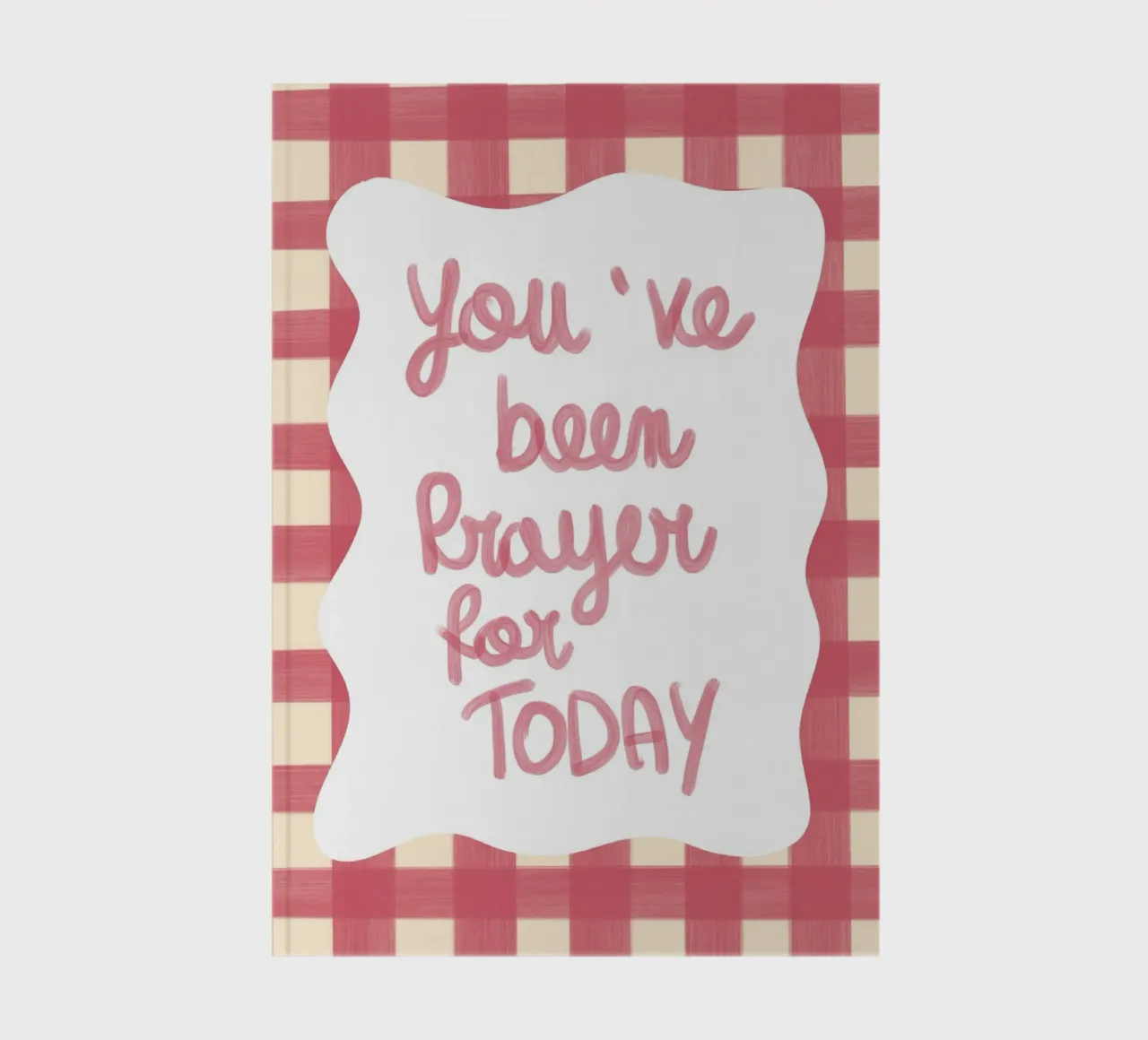 You've Been Prayed For Today Art Print notebook by vintagepod