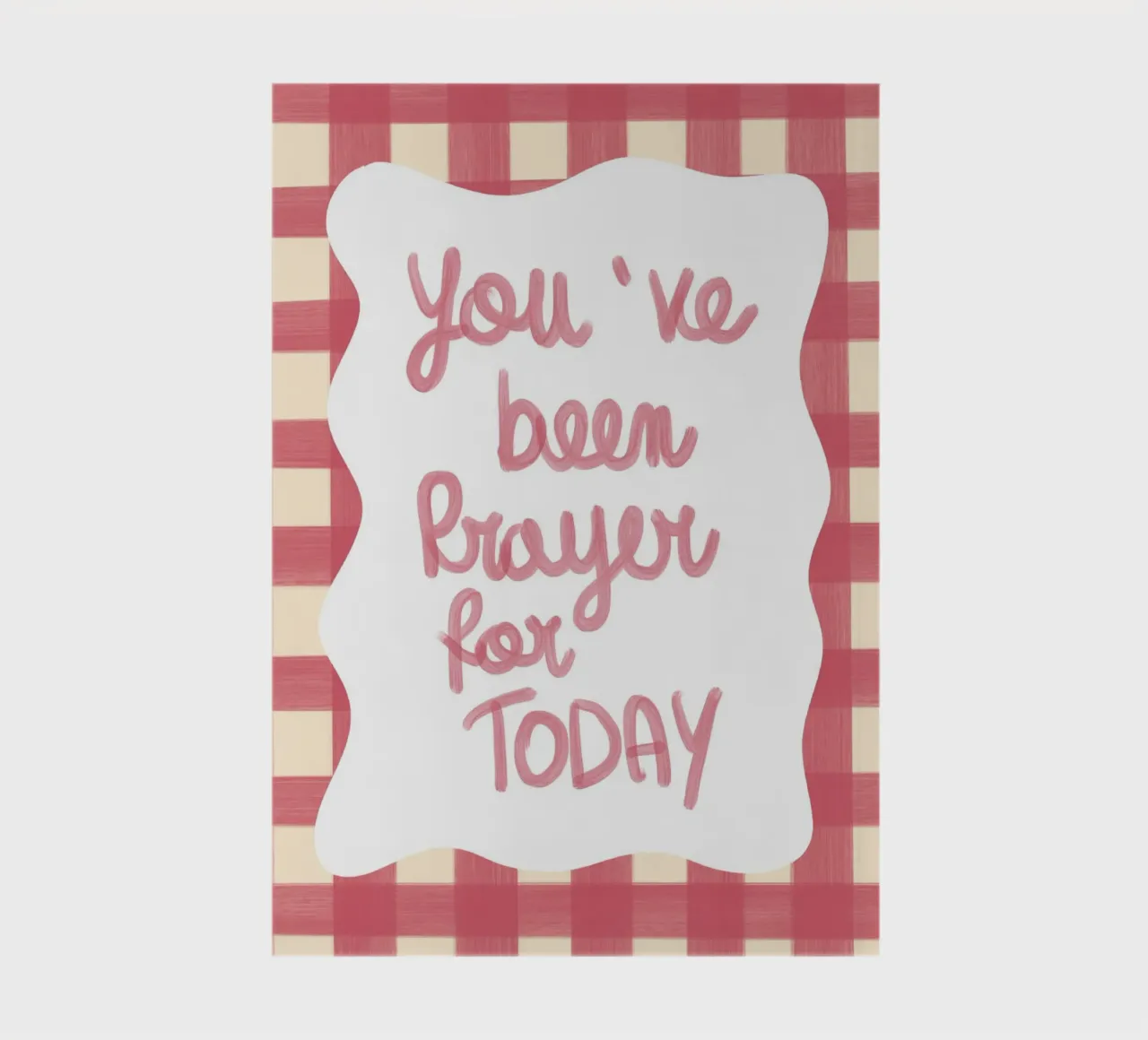 You've Been Prayed For Today Art Print notebook by vintagepod