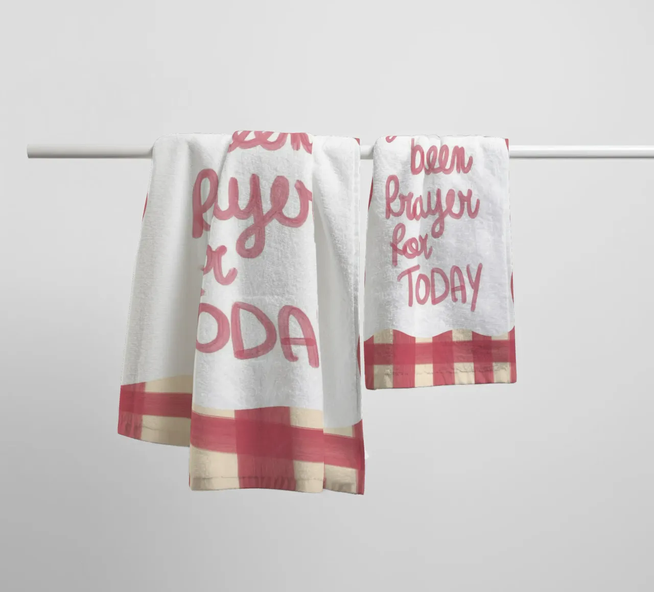 You've Been Prayed For Today Art Print towel by vintagepod