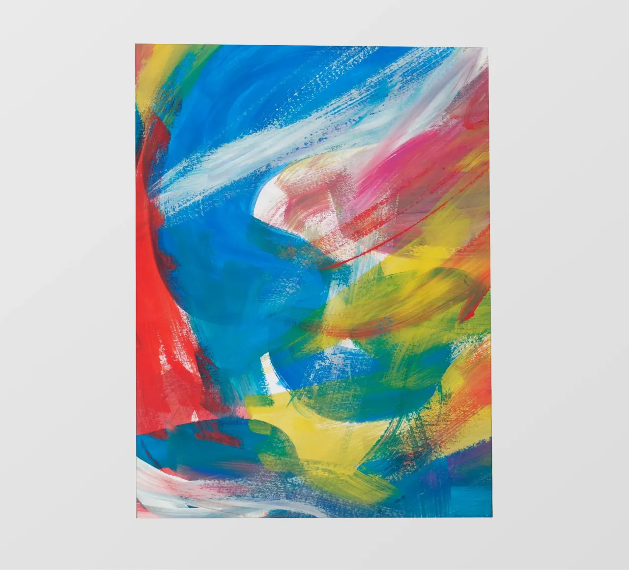 Abstract Artwork Colourful #3 pellicola backlit da kathrinmay