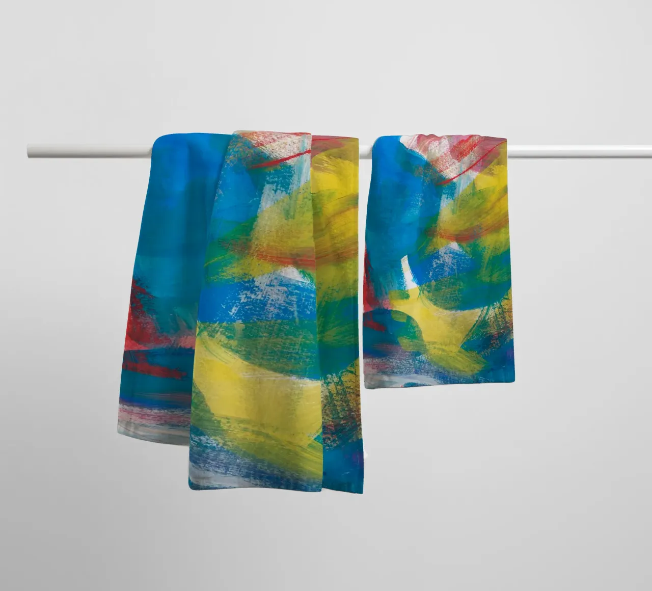 Abstract Artwork Colourful #3 asciugamano da bagno da kathrinmay