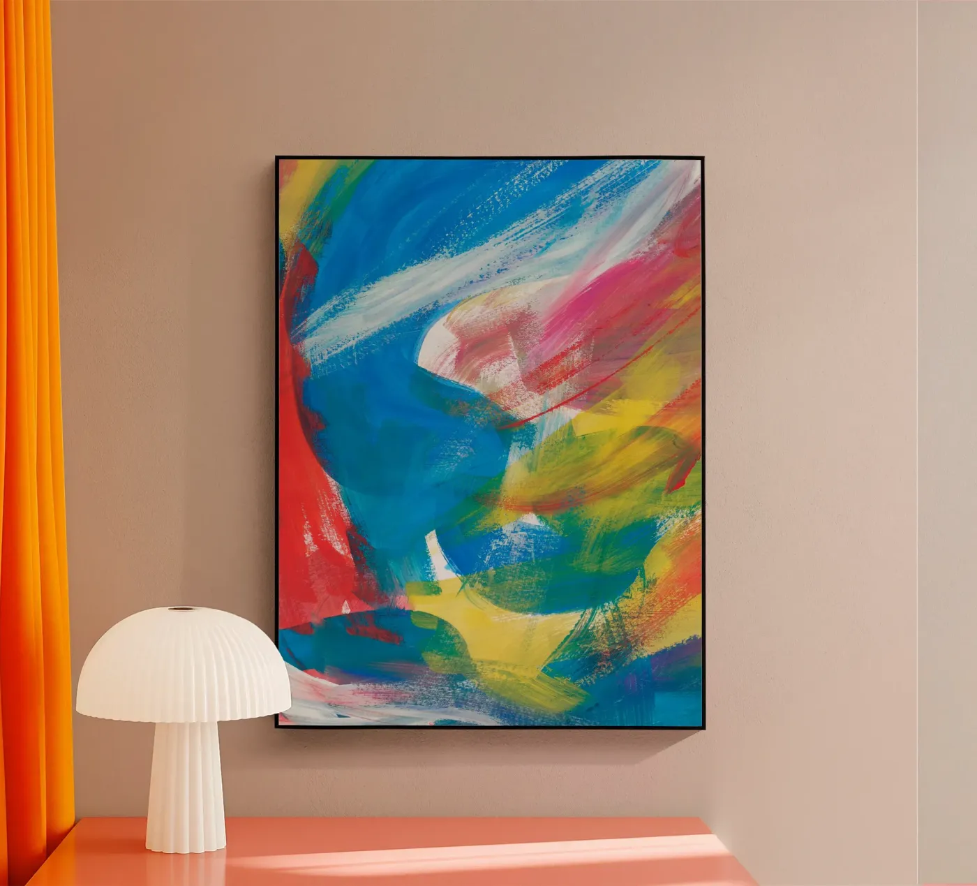 Abstract Artwork Colourful #3 plexiglass da kathrinmay