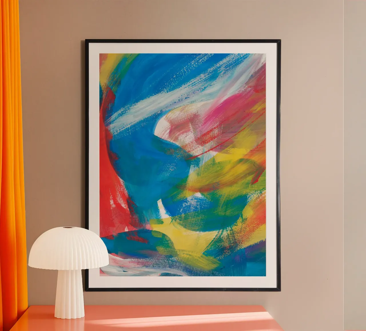 Abstract Artwork Colourful #3 poster da kathrinmay
