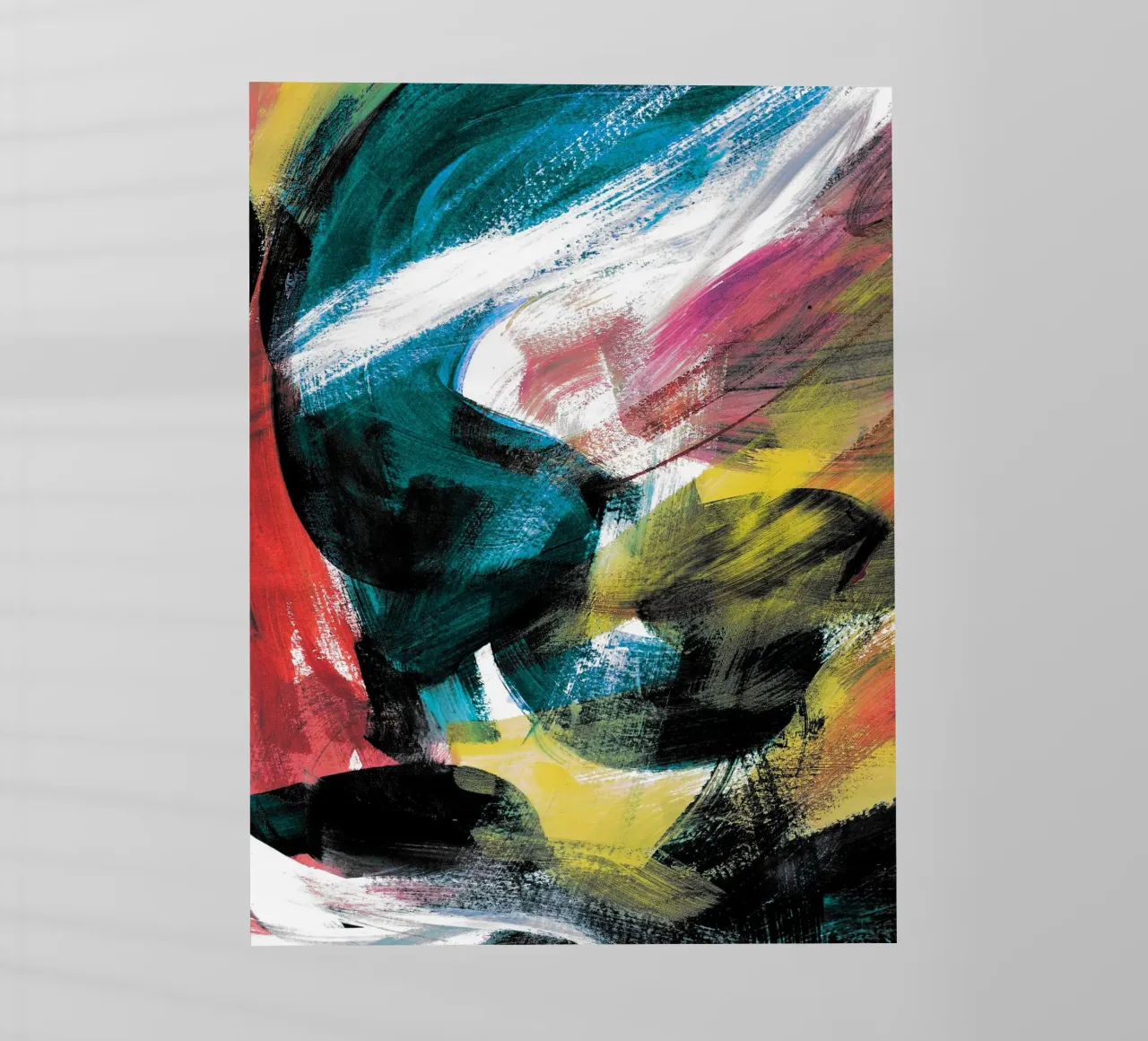 Abstract Artwork Colourful #4 pellicola backlit da kathrinmay
