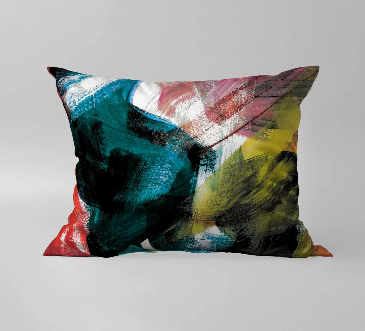Abstract Artwork Colourful #4 cuscino da kathrinmay