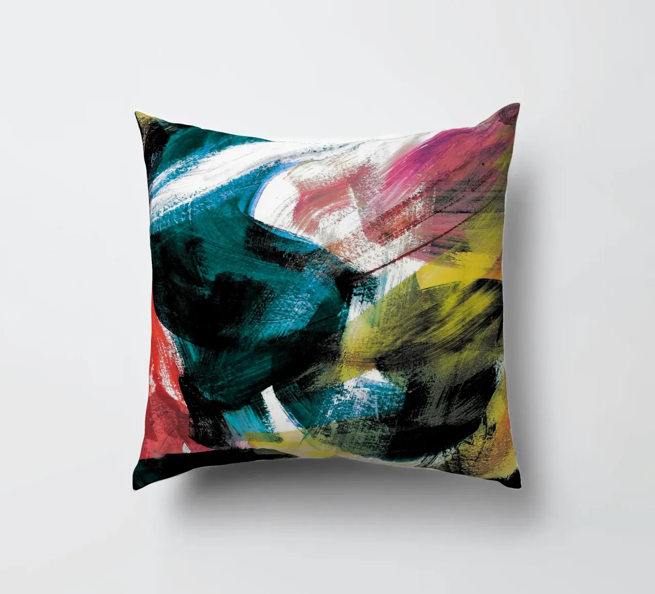 Abstract Artwork Colourful #4 cuscino da kathrinmay