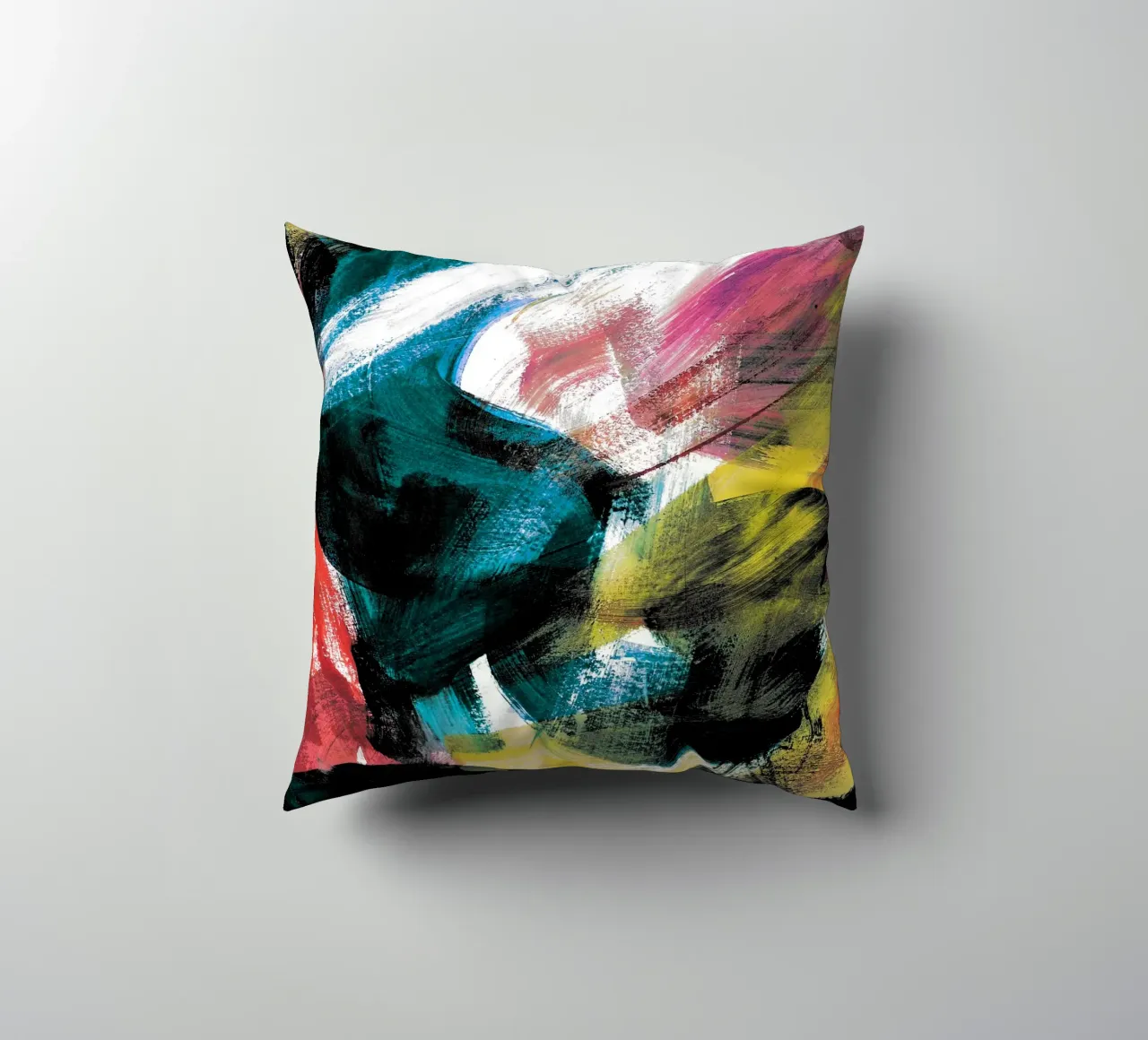 Abstract Artwork Colourful #4 cuscino da kathrinmay