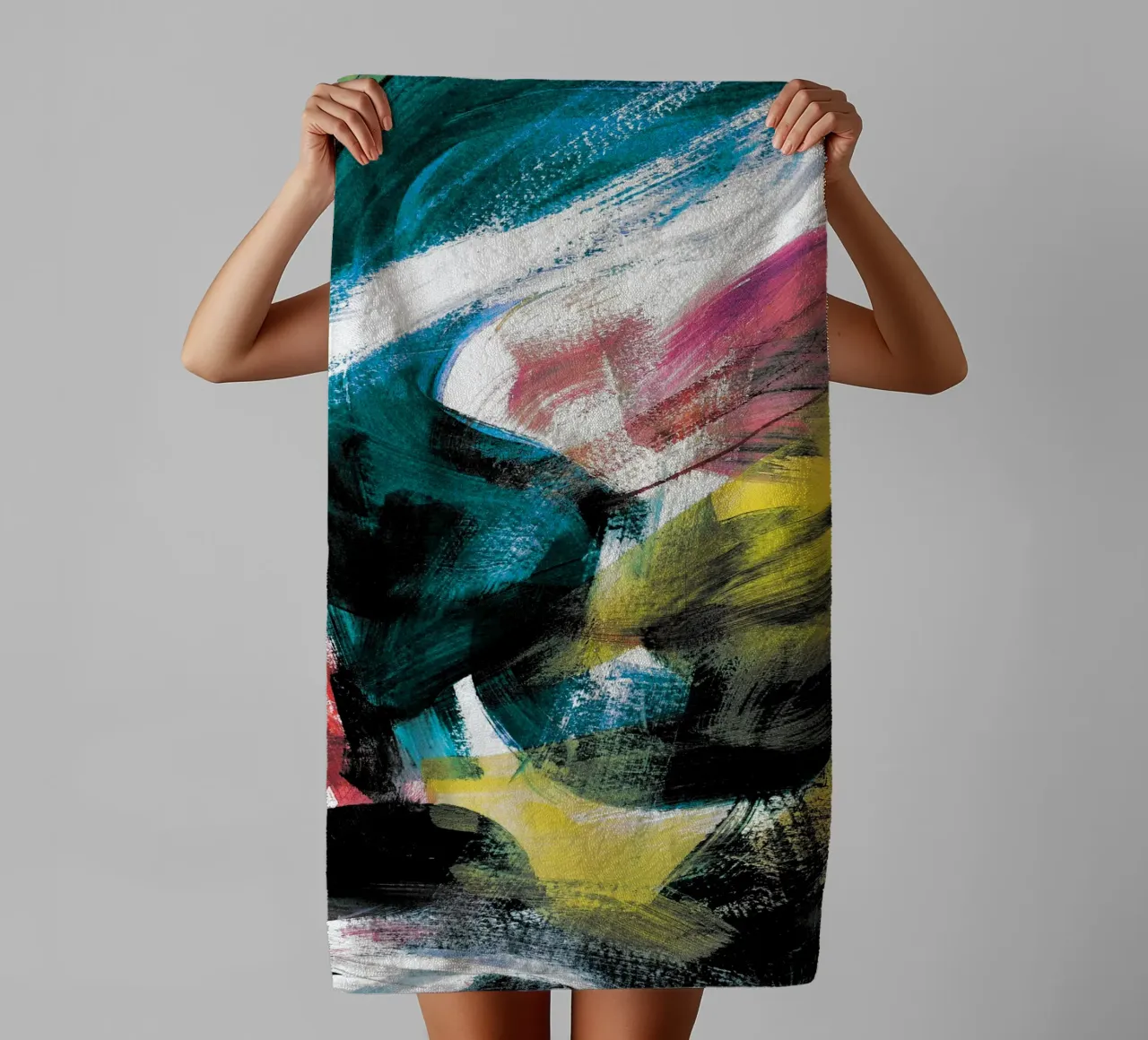 Abstract Artwork Colourful #4 asciugamano da bagno da kathrinmay